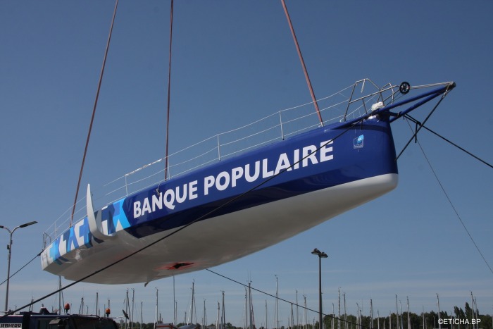 Mise à l'eau de Banque Populaire VIII